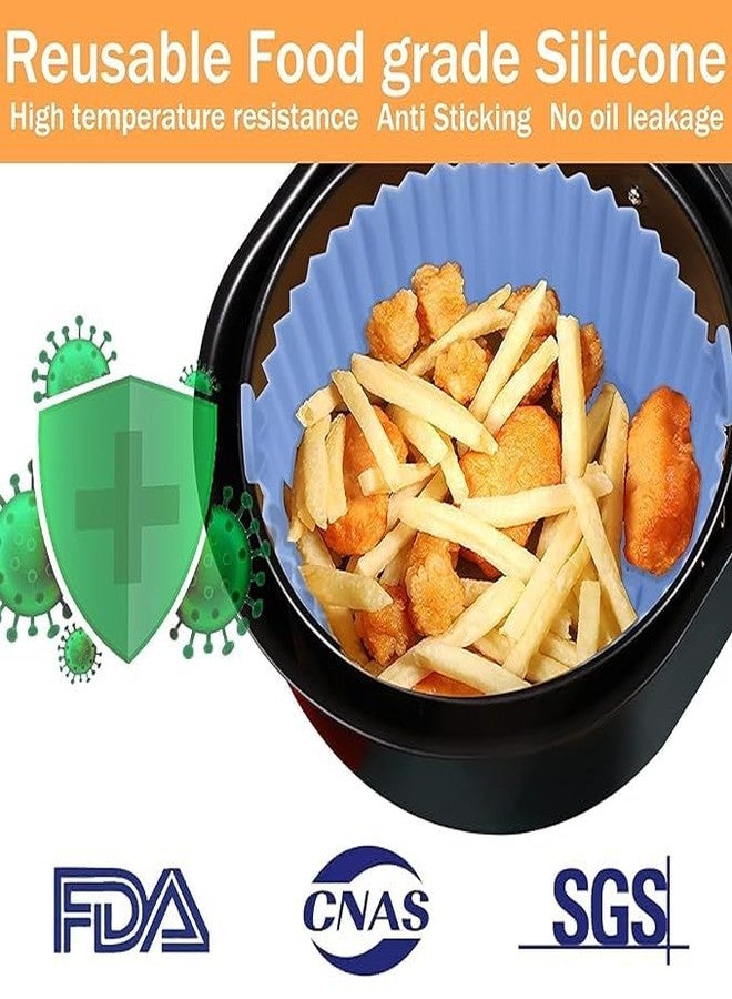 Chigssmile Silicon Basket Baking Tray. Air Fryer Silicone Pot Bowl, Reusable Baking Tray Cooking Oven Accessories. - Image 4