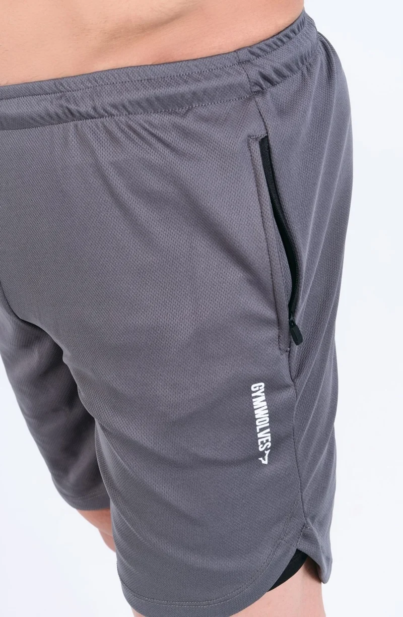 Gymwolves Men's Sports Shorts Double Layer | Comfortable Series |