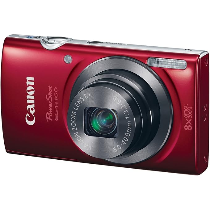 Canon PowerShot ELPH 160 (Red) - Image 1