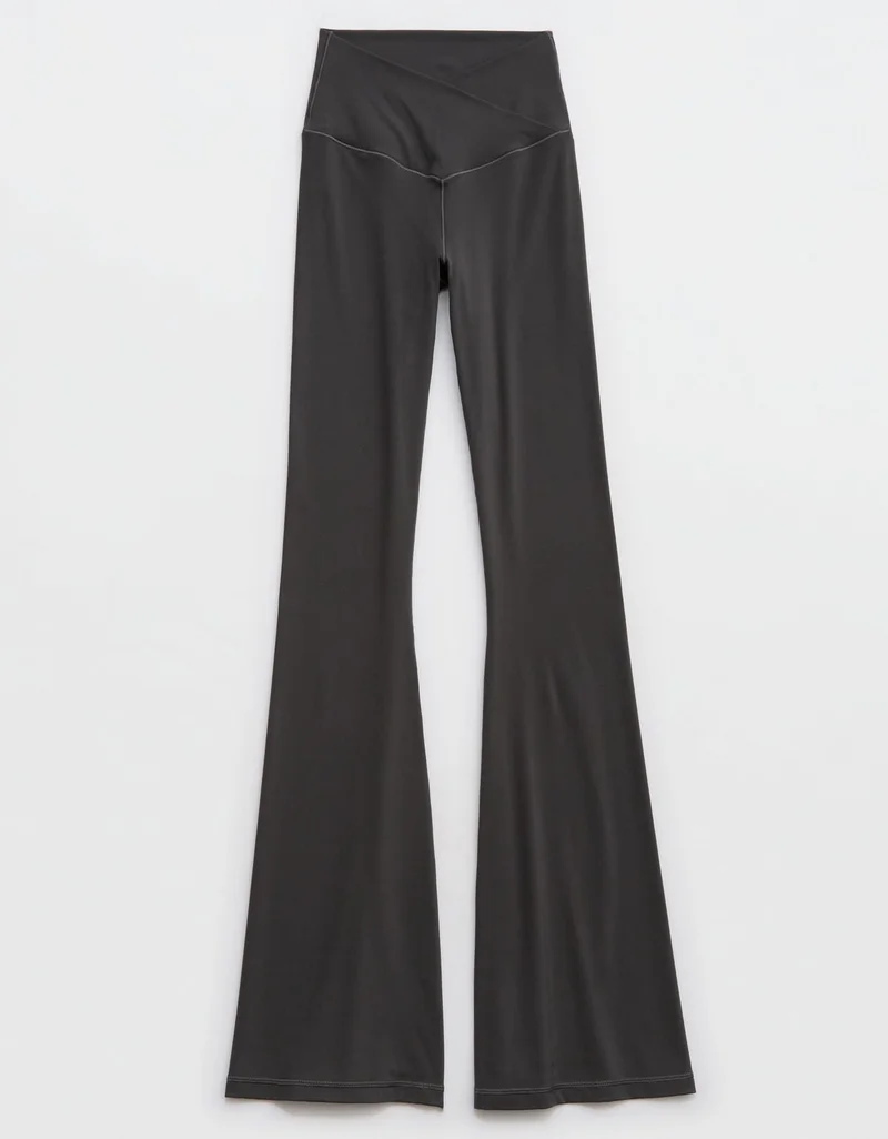 Aerie  OFFLINE By Aerie Real Me High Waisted Crossover Flare Legging for Women | Best Price UAE