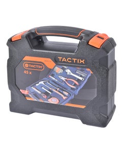 Tactix Tactix 45 Piece Home Use Tool Set, General Household Hand Small Tool Kit with Plastic Toolbox Storage Case, Essential Hand Tools for DIY & Repairs- 900192  - Image 2