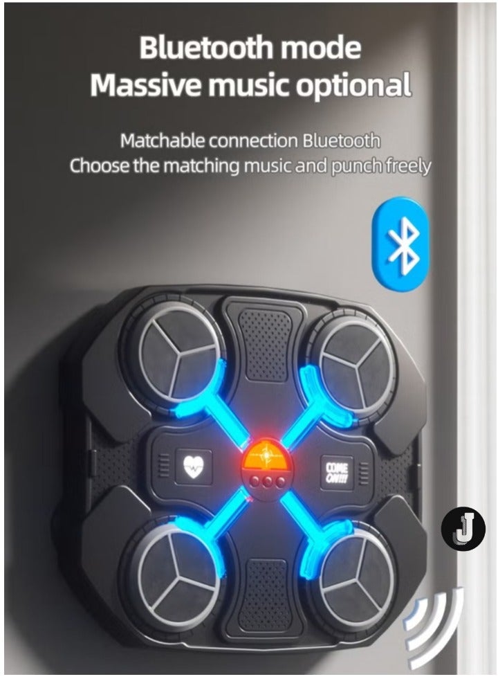 JAJEEK "Music Boxing Machine for Adults & Kids – Wall Mount Smart Agility Training, Electronic Punching Target with Sound, Workout Boxing Pads, Fun Target Punch Equipment" - Image 2