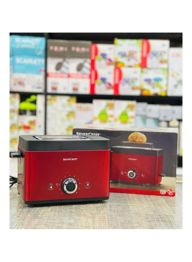 سيلفر كريست 2 شريحة، فولاذ مقاوم للصدأ، تسخين على الجانبين، 6 مستويات تحميص، وظائف إذابة الجليد وإعادة التسخين والإلغاء، فتحات واسعة، صينية فتات قابلة للإزالة - Image 1