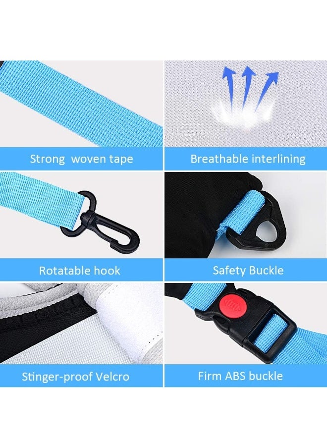 Orangehome ORANGEHOME Baby Walker Toddler Walking Harness Helper and 2 Pair Knee Pads Adjustable Standing Up and Walking Learning Helper for Toddler 7-24 Month-Blue  - Image 4