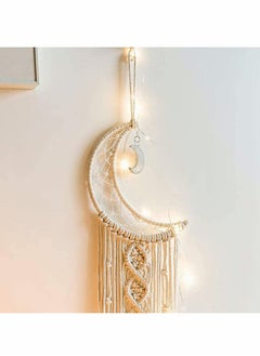 KASTWAVE Macrame Wall Hanging Small Woven Tapestry Wall Art Decor - Beautiful for Boho Home Decor, Apartment, Nursery, Party Decorations (No Lights)  - Image 1
