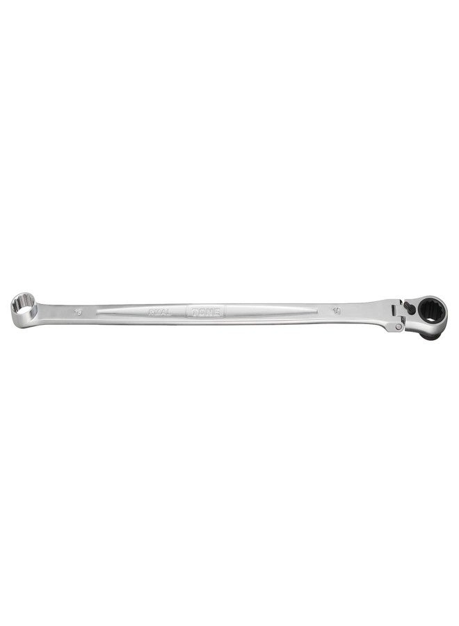 TONE Ratchet Ring Wrench Long Flex Head RMA-19L 19mm - Image 2