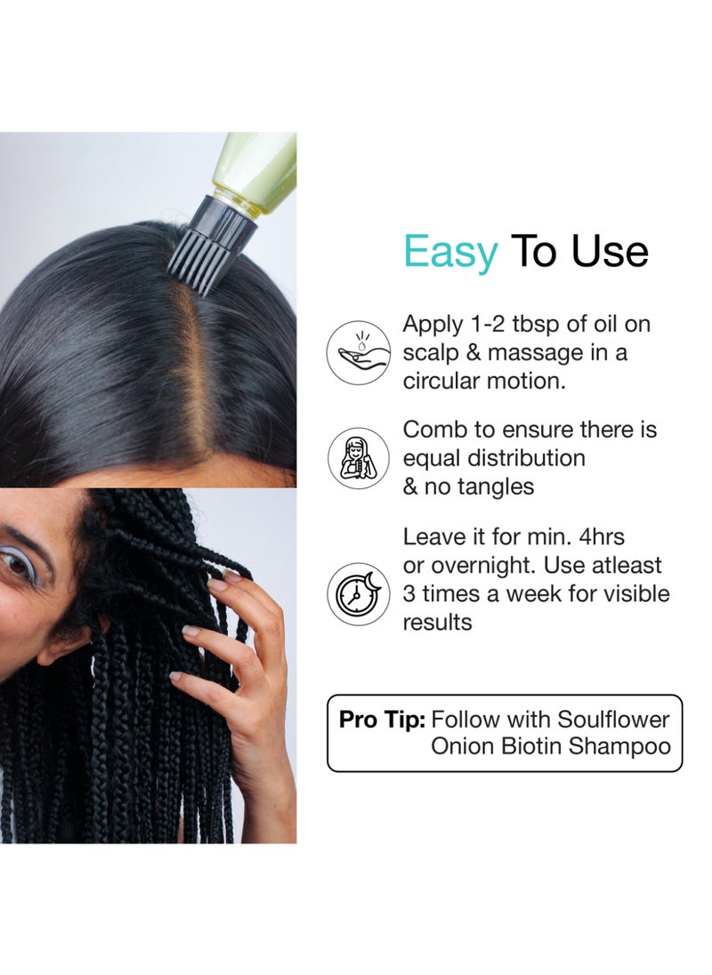 Soulflower Tea Tree Dandruff Treatment Oil For Hair And Scalp, Controls Hair Loss, 100% Pure, Natural, Coldpressed, Enriched With Tea Tree Essential Oil, Vegan  - Image 3