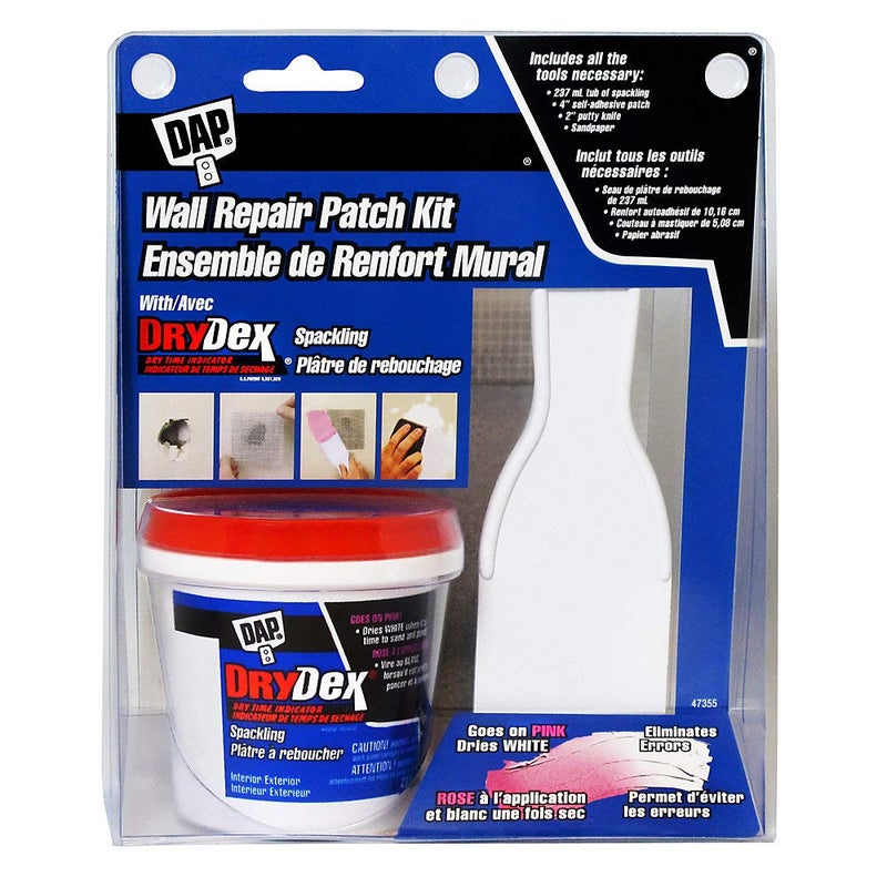 Dap 12345 3" Wall Repair Patch Kit With DryDex Spackling - Image 1