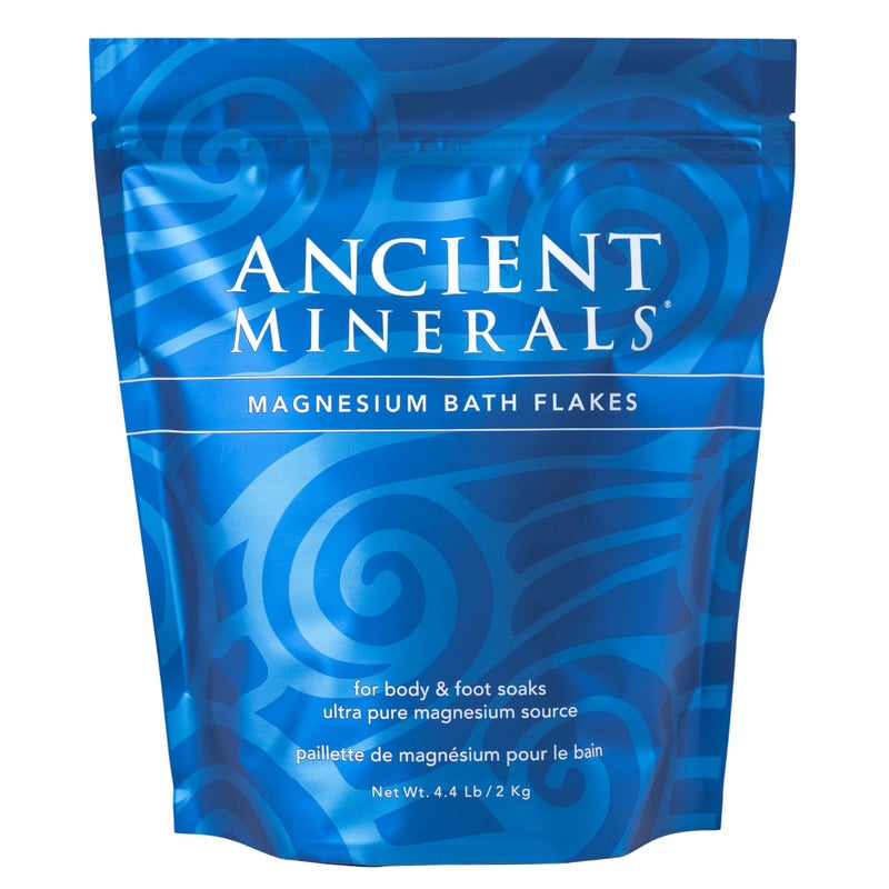 Ancient Minerals Magnesium Bath Flakes - Bathing Alternative to Epsom Salt - Soak in Natural Salts - High-Absorption Efficiency for Relaxation, Wellness & Muscle Relief (4 .4 lb) - Image 1