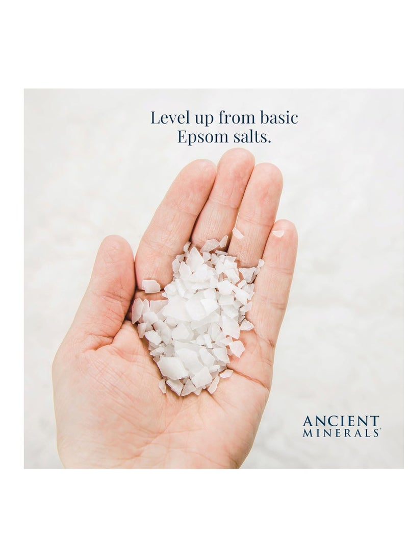 Ancient Minerals Ancient Minerals Magnesium Bath Flakes - Bathing Alternative to Epsom Salt - Soak in Natural Salts - High-Absorption Efficiency for Relaxation, Wellness & Muscle Relief (4 .4 lb)  - Image 2