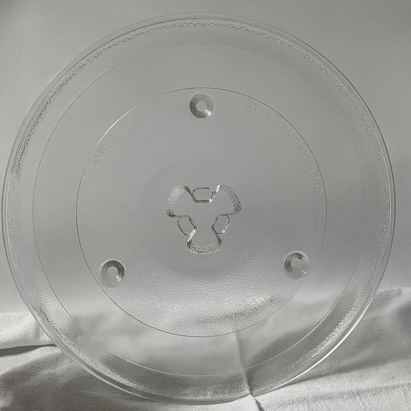 MTRSOCHO 10 1/2 Inches Replacement Microwave Glass Plate Compatible with Hamilton Beach 252100500497, HB-P90D23, Microwave Glass Turntable Compatible with GE, Sunbeam, Emerson P23, Replace Part #252100500497 - Image 1