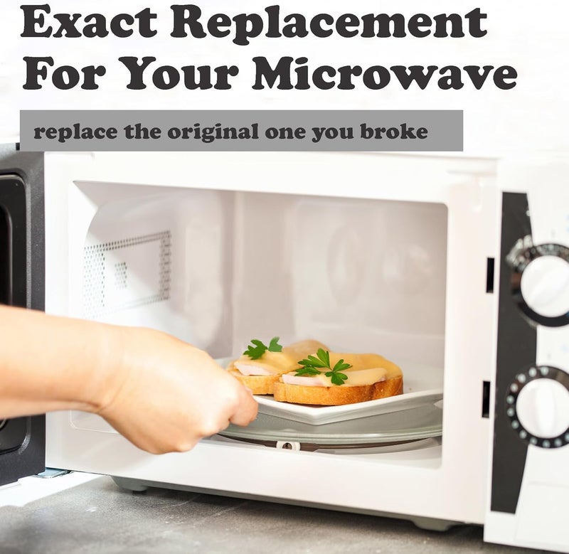 MTRSOCHO 10 1/2 Inches Replacement Microwave Glass Plate Compatible with Hamilton Beach 252100500497, HB-P90D23, Microwave Glass Turntable Compatible with GE, Sunbeam, Emerson P23, Replace Part #252100500497 - Image 5