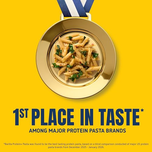 Barilla Protein Plus Penne Pasta 145 Ounce  plant based  Made from Lentils Chickpeas  Peas  NonGMO Kosher Certified - Image 5