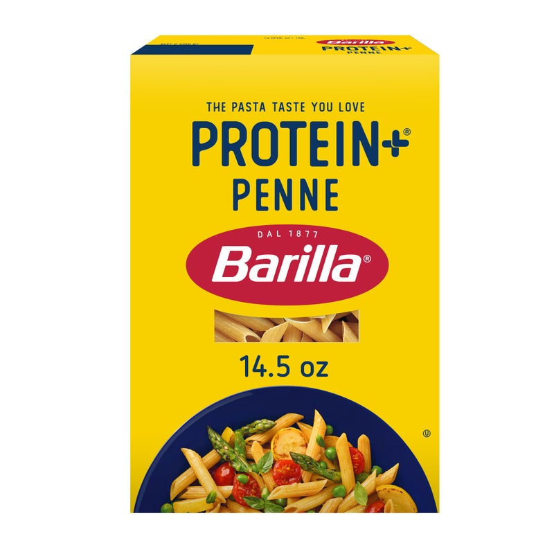 Barilla Protein Plus Penne Pasta 145 Ounce  plant based  Made from Lentils Chickpeas  Peas  NonGMO Kosher Certified - Image 3