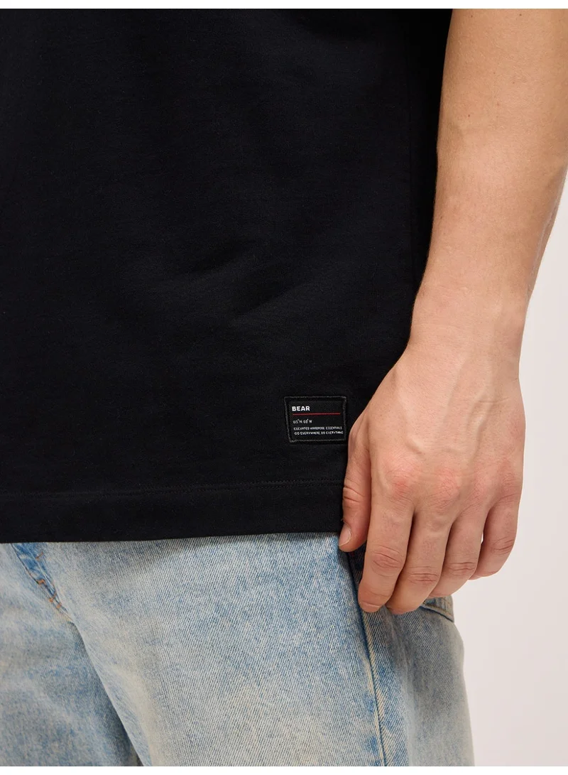 THE BEAR HOUSE  Men’s Short Sleeve T-Shirt | Casual, Comfortable & Stylish Everyday Wear | Perfect for Work, Travel, or Relaxed Outfits | Versatile All-Season Essential for Any Occasion for Men | Best Price UAE