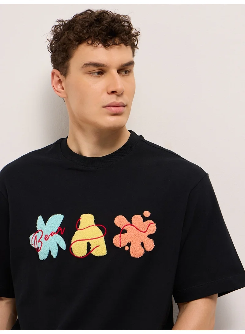 THE BEAR HOUSE  Men’s Short Sleeve T-Shirt | Casual, Comfortable & Stylish Everyday Wear | Perfect for Work, Travel, or Relaxed Outfits | Versatile All-Season Essential for Any Occasion for Men | Best Price UAE