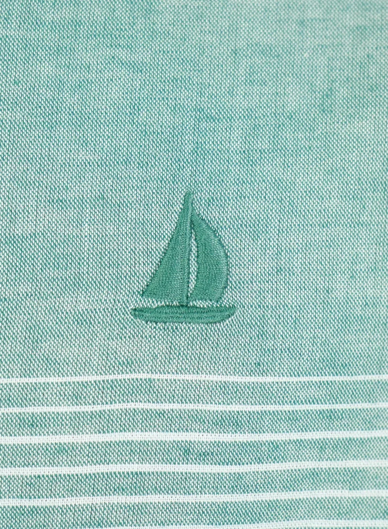 GIORDANO  Men's Slim Linen Lyocell Signature Shirt for Men | Best Price UAE