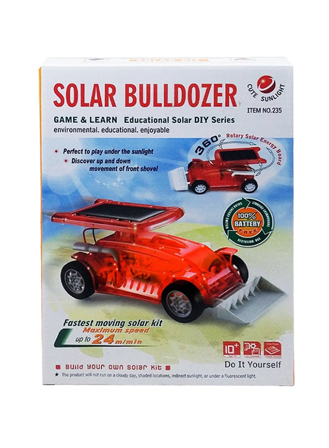 لعبة تعليمية مكونة من جرار يعمل بالطاقة الشمسية