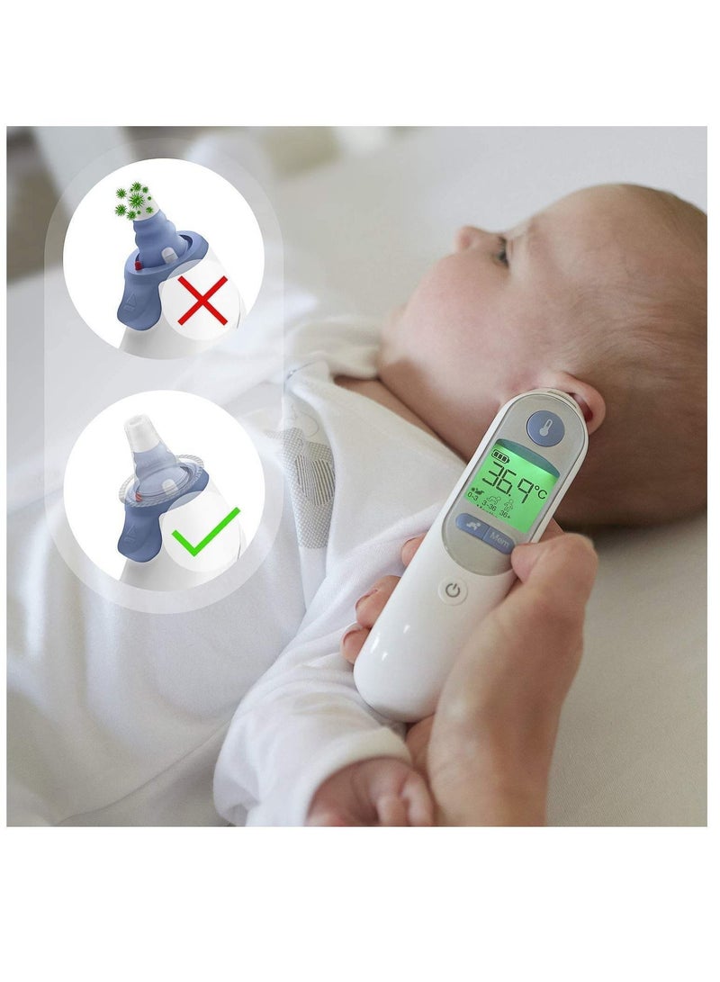 Y&D Ear Thermometer Probe Covers, Refill Caps Replacement Lens Filter Protector Covers Disposable BPA/Latex Free Clear for All Braun ThermoScan Models, 80PCS - Image 5