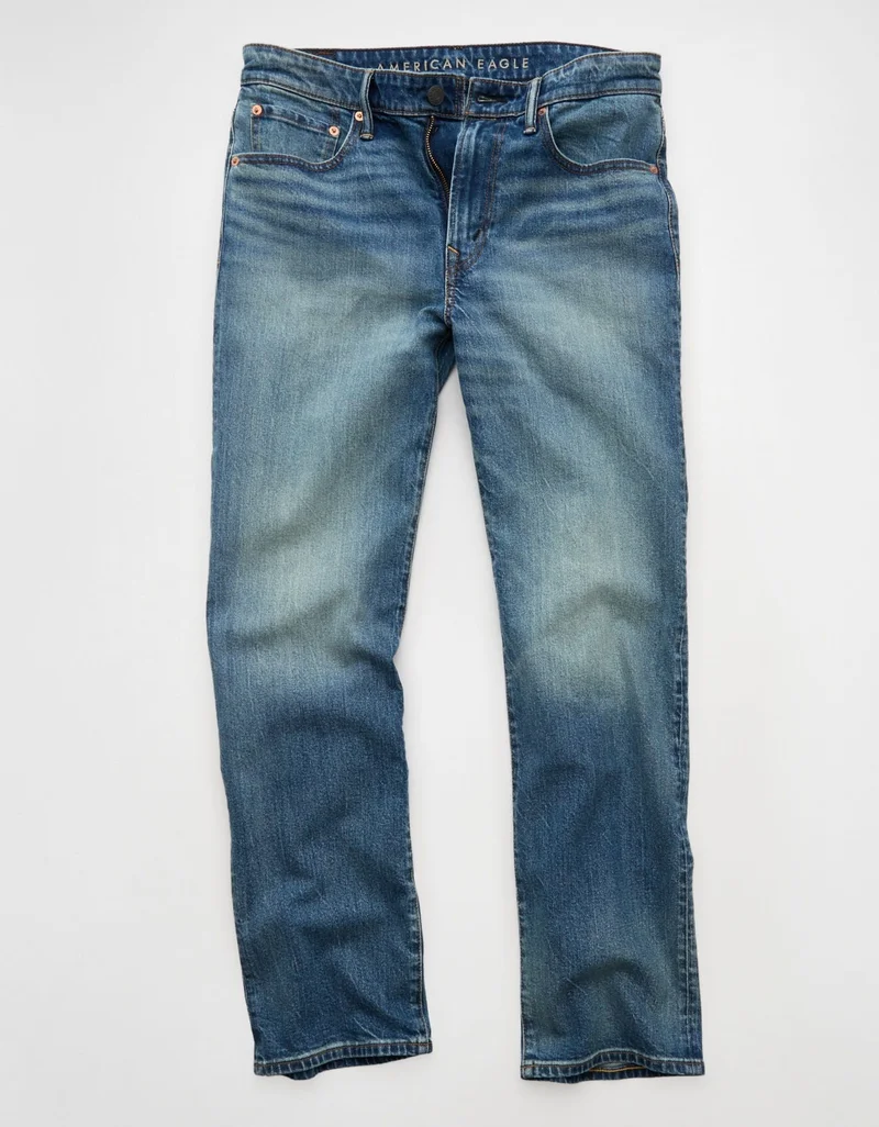 American Eagle  AE EasyFlex +TENCEL™ Fibers Relaxed Straight Jean for Men | Best Price UAE