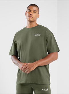The Giving Movement Oversized Globe Printed T-Shirt  - Image 1