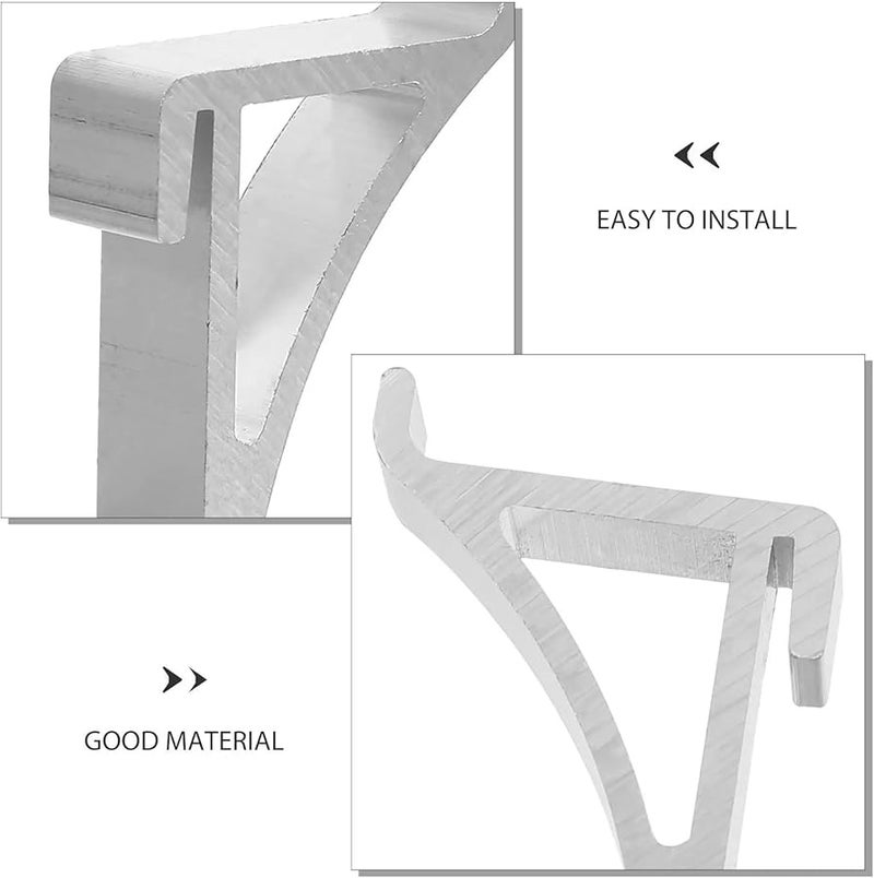 30 قطعة من رفوف الثلاجة والمجمد البديلة من الألومنيوم وخطافات ودعامات الرف - Image 4