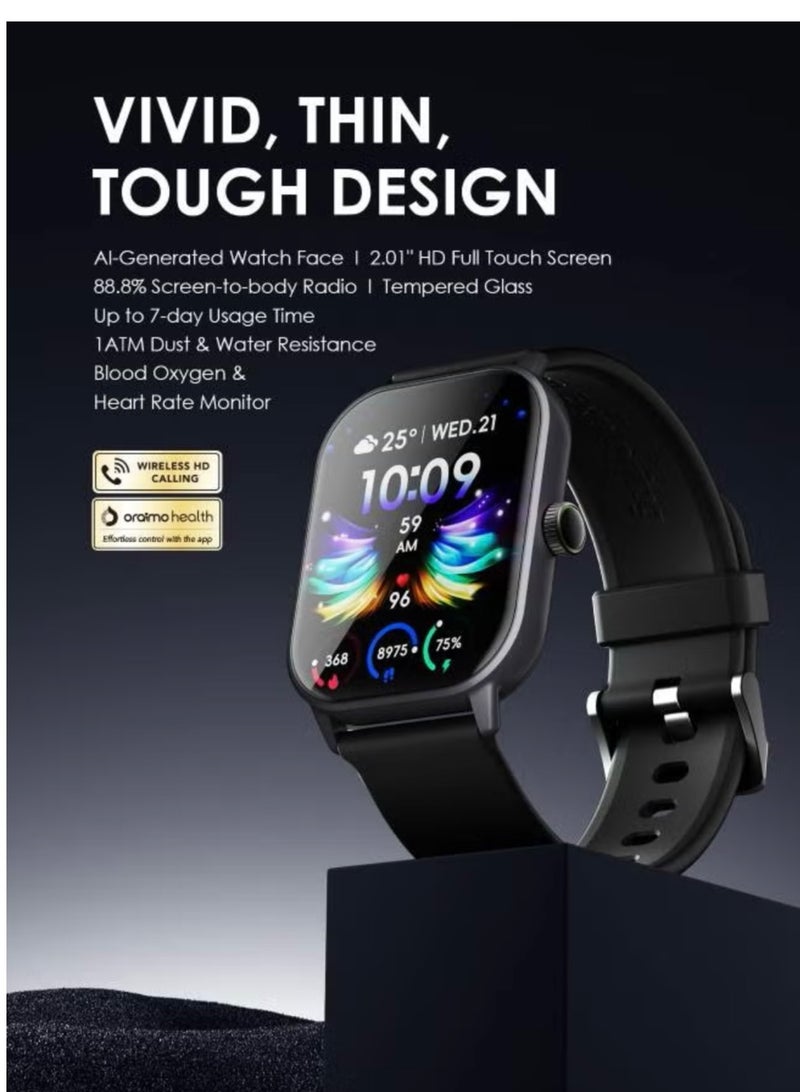 Oraimo Smart Watch 5 Bluetooth Call HD Screen - Image 2