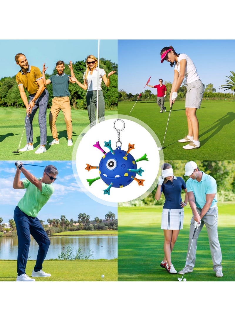 general Golf Tee Storage Rack Golf Tee Holder Innovative Keychain Accessory - Image 4