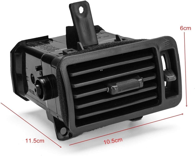 DEMULAX 2Pcs Black Plastic Air Outlet Panel for Mitsubishi - Image 2