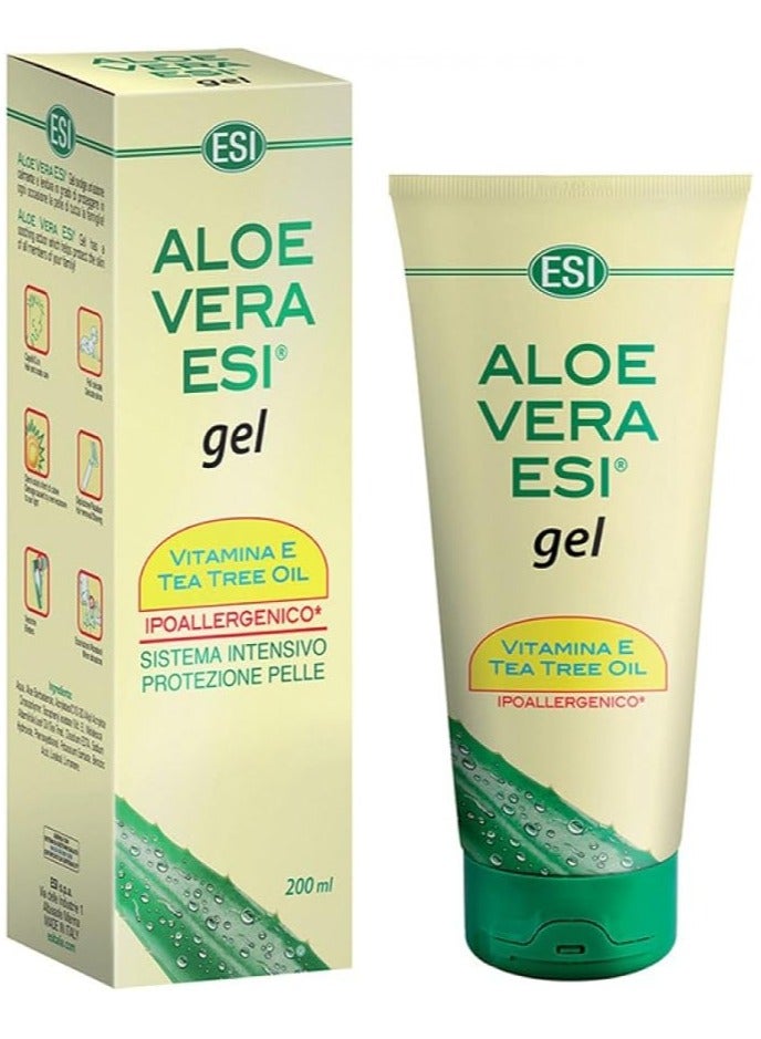 ESI ALOE VERA GEL VIT E + TEATREE 200 ML:456/1347/3383