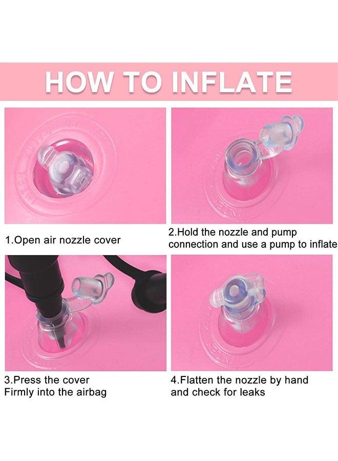 حلقة سباحة للأطفال على شكل فلامنغو مع مظلة وحامل خلفي وأجنحة هوائية، عوامة قابلة للنفخ مع واقي من الشمس للأطفال من سن 1-6 سنوات - Image 4