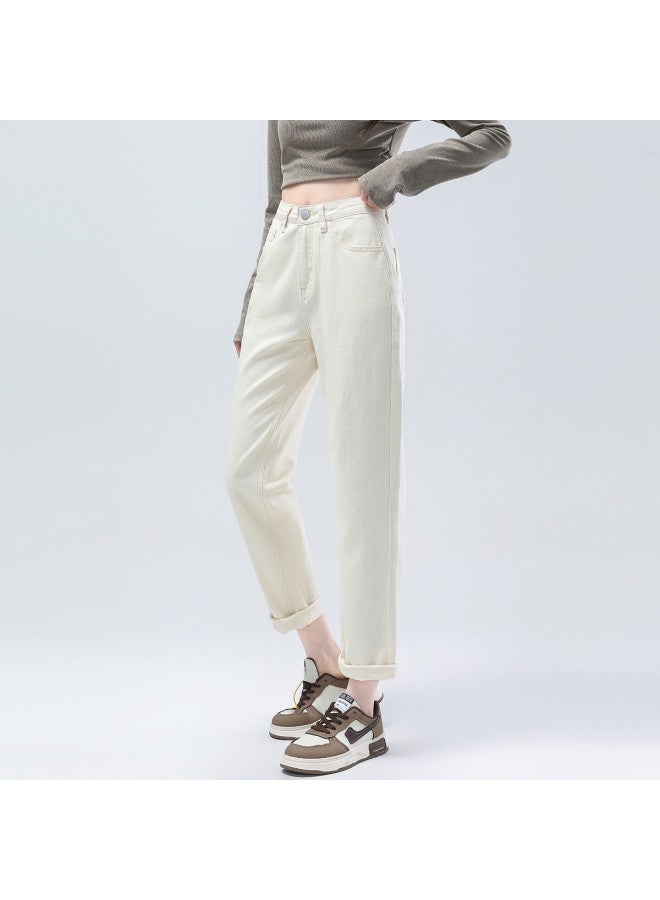 EPTISON Fashionable Versatile Women's Jeans - 2025 Summer Retro High-waisted Slimming Dad Harem Pants - Image 5