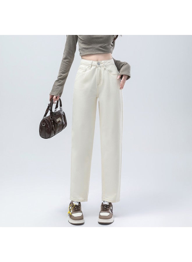 EPTISON Fashionable Versatile Women's Jeans - 2025 Summer Retro High-waisted Slimming Dad Harem Pants - Image 3