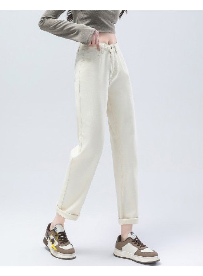 EPTISON Fashionable Versatile Women's Jeans - 2025 Summer Retro High-waisted Slimming Dad Harem Pants - Image 1