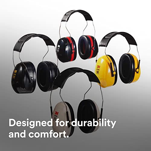 3M PELTOR Optime 98 Earmuffs H9A OvertheHead Yellow - Image 3