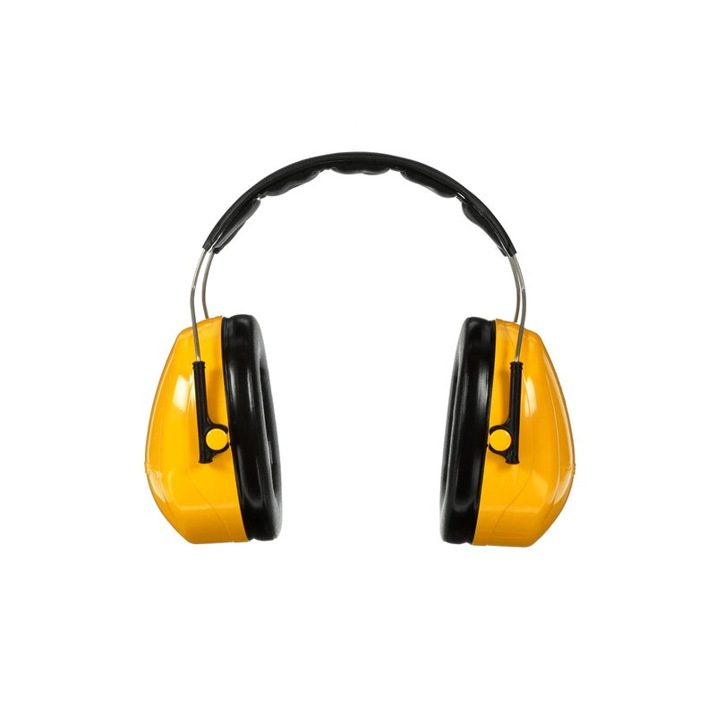 3M PELTOR Optime 98 Earmuffs H9A OvertheHead Yellow - Image 2