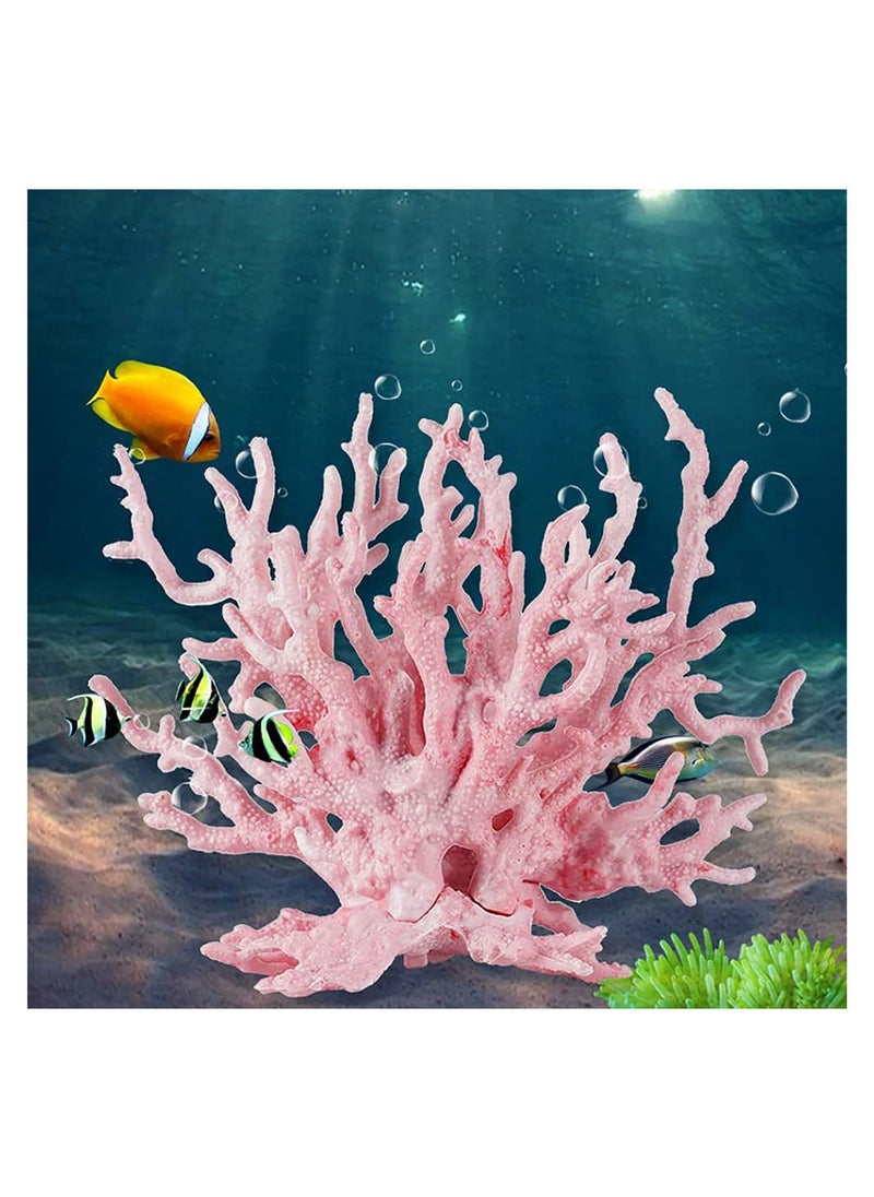 MissTiara - Aquarium Landscaping Fish Tank Artificial Coral Plant Pink Blue - Image 1