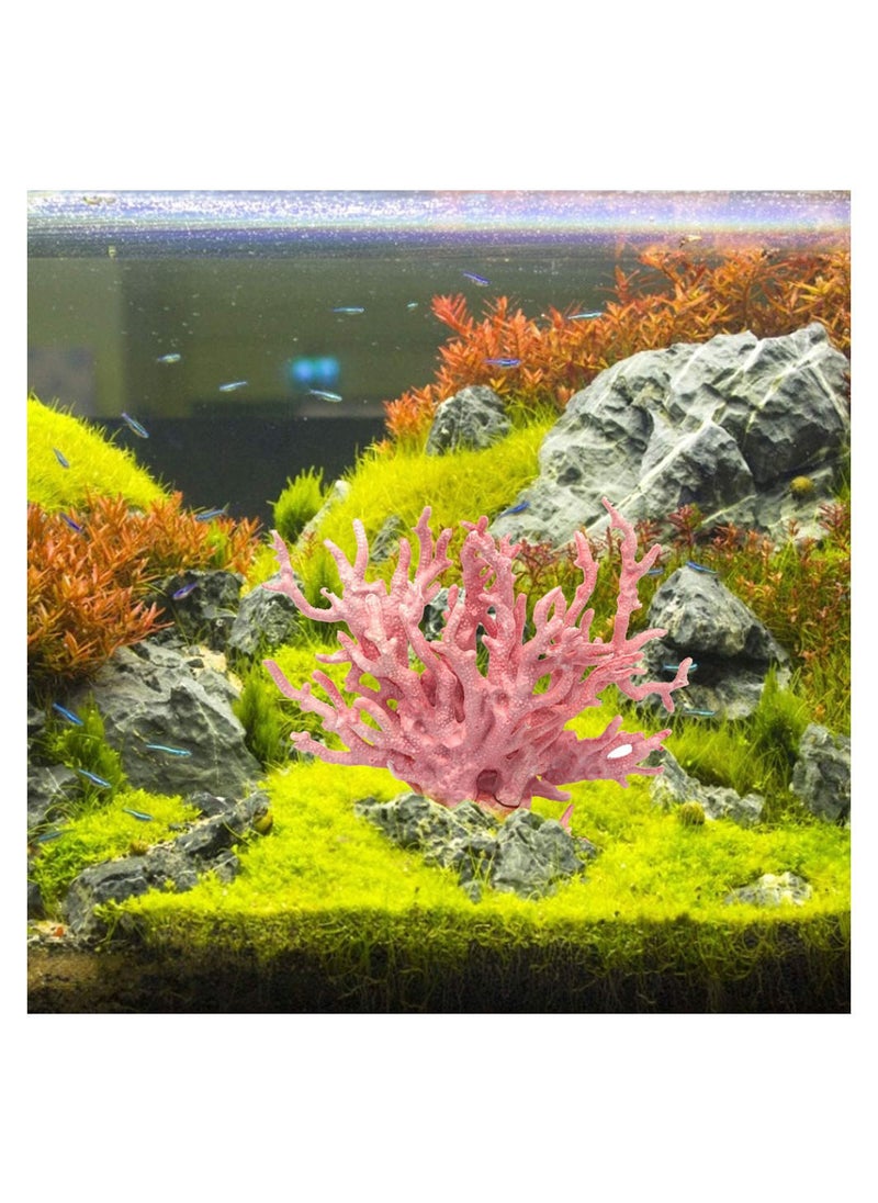 MissTiara - Aquarium Landscaping Fish Tank Artificial Coral Plant Pink Blue - Image 1