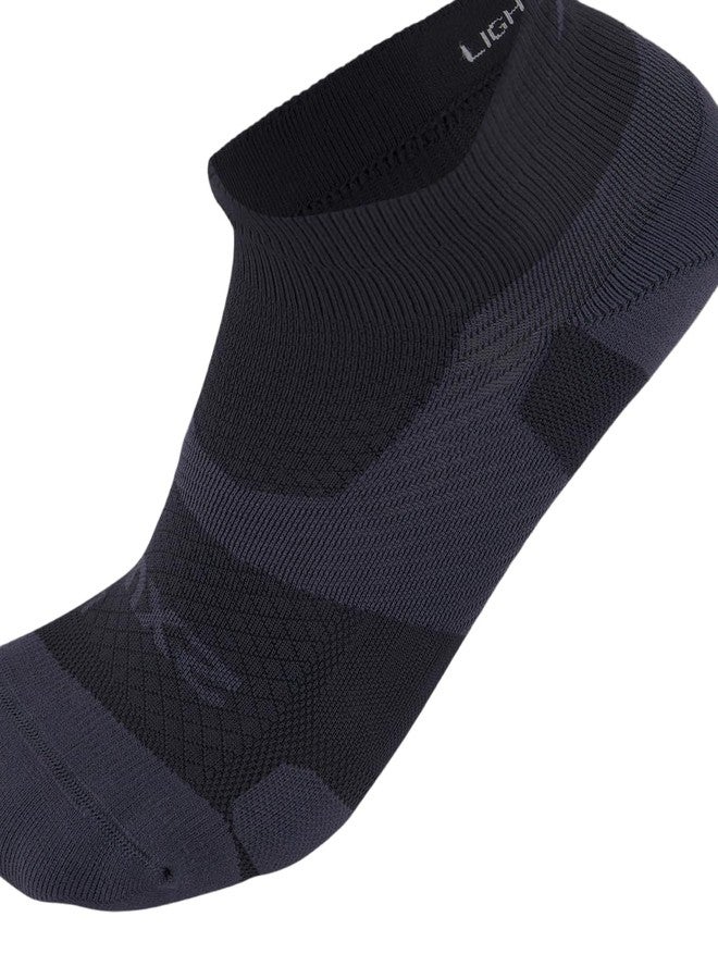 2XU Unisex Vectr Light Cush 1/4 Crew Sock Black/Titanium S - Image 4