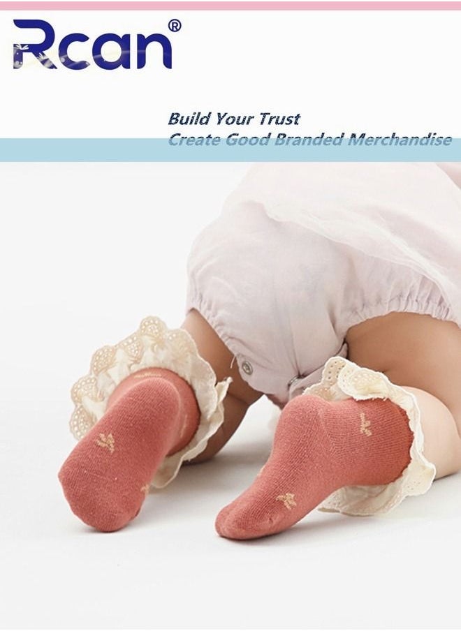 Rcan - Cute Soft Warm Jacquard Mid Tube Baby Cotton Socks - Image 1