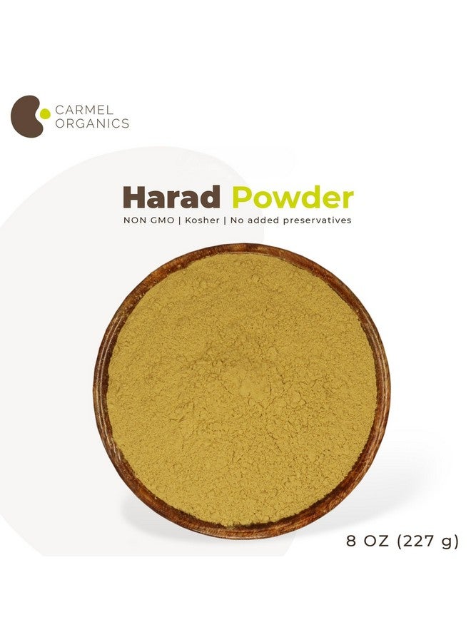CARMEL ORGANICS CARMEL ORGANICS Harad/Haritaki Fruit Powder 8 Ounce or 0.5 Lb/227 Grams(Pack of 1) | Natural | No Added Preservative | Non-GMO | Terminalia Chebula Powder  - Image 5