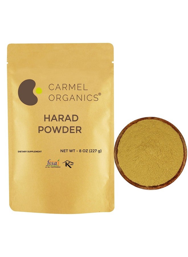 CARMEL ORGANICS CARMEL ORGANICS Harad/Haritaki Fruit Powder 8 Ounce or 0.5 Lb/227 Grams(Pack of 1) | Natural | No Added Preservative | Non-GMO | Terminalia Chebula Powder  - Image 1