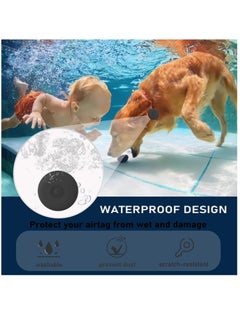 Generic 2 Pack Airtag Dog Collar Holder Waterproof, Hidden Silicone Waterproof Airtag Case for Pet Cat Dog GPS Tracker, Anti-Lost Waterproof Airtag Holders Compatible with Apple AirTag for Dog Cat Collar  - Image 2
