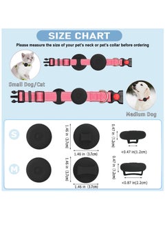 Generic 2 Pack Airtag Dog Collar Holder Waterproof, Hidden Silicone Waterproof Airtag Case for Pet Cat Dog GPS Tracker, Anti-Lost Waterproof Airtag Holders Compatible with Apple AirTag for Dog Cat Collar  - Image 3