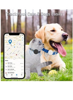 Generic 2 Pack Airtag Dog Collar Holder Waterproof, Hidden Silicone Waterproof Airtag Case for Pet Cat Dog GPS Tracker, Anti-Lost Waterproof Airtag Holders Compatible with Apple AirTag for Dog Cat Collar  - Image 4