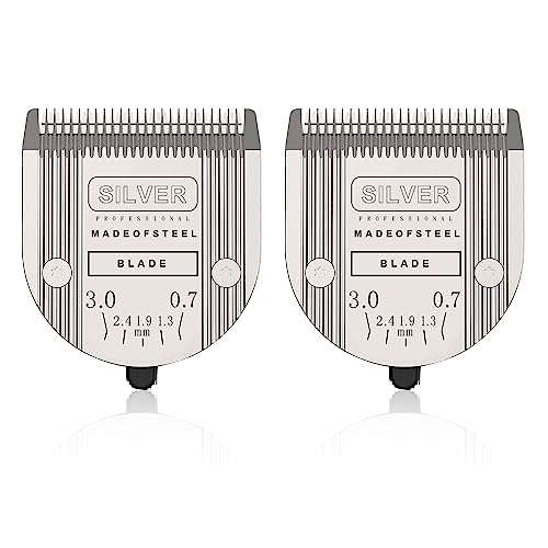 Sodaer 5 in 1 Replacement Blades Compatible with WAHL Bravura .Chromado，Creativa，Figura Dog Clippers for Dogs Grooming（2 Packs - Image 1