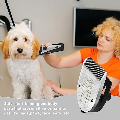 Sodaer 5 in 1 Replacement Blades Compatible with WAHL Bravura .Chromado，Creativa，Figura Dog Clippers for Dogs Grooming（2 Packs - Image 5