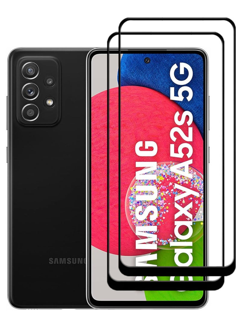 ACLIX 2 Pieces Antistatic ESD Dustproof Premium Quality High Definition Tempered Glass Screen Protector Designed For Samsung Galaxy A52s 5G - Image 1