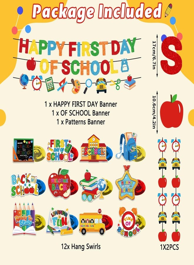 SZTZPW First Day of School Decorations Banner Set - Image 2