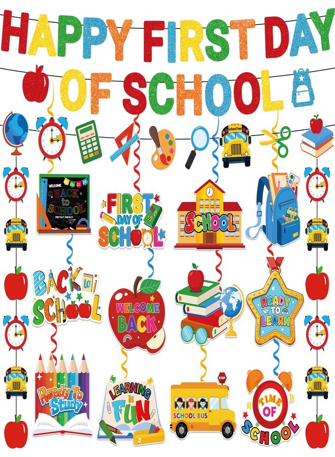 SZTZPW First Day of School Decorations Banner Set - Image 1
